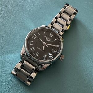 Longines Master Automatic Black Dial Ladies Watch 25.5mm